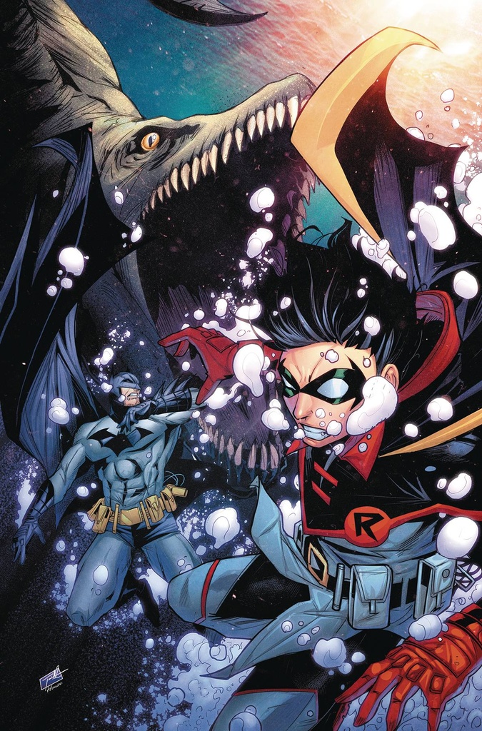 Batman and Robin #13 (Cover C Travis Mercer Card Stock Variant)