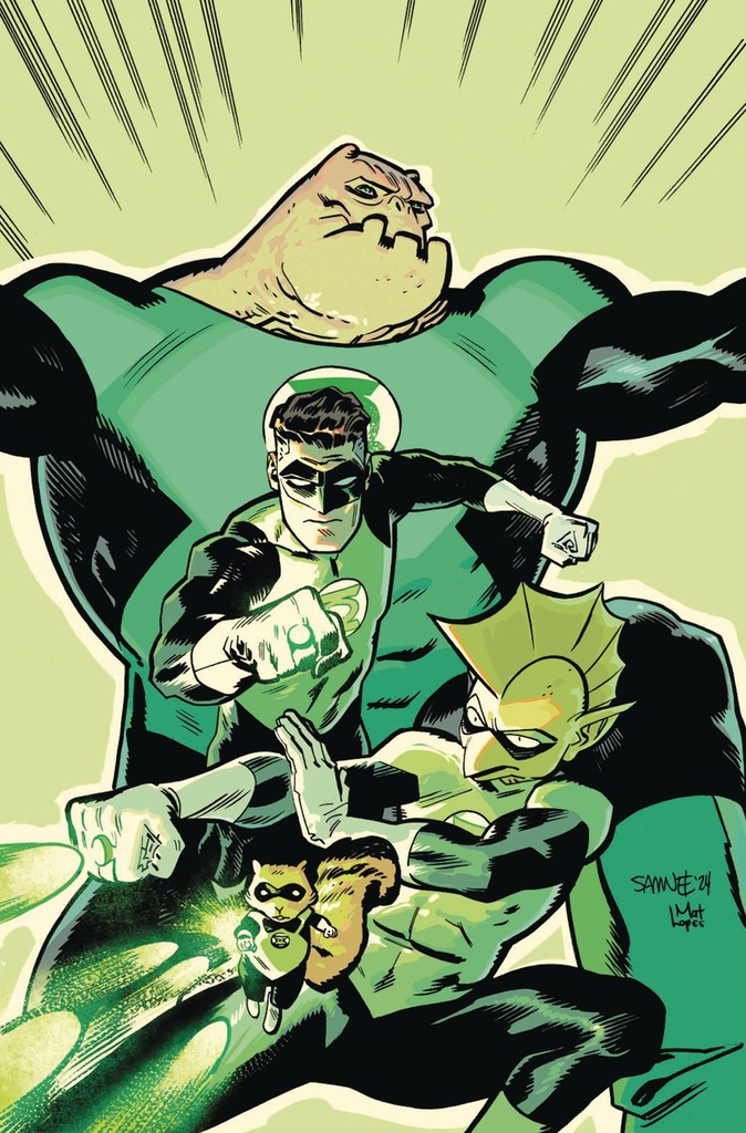 Green Lantern #15 (Cover B Chris Samnee Card Stock Variant)