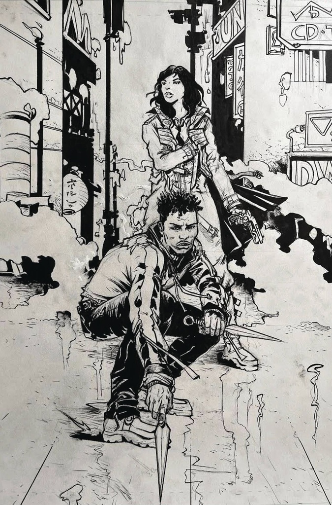 Blade Runner: Tokyo Nexus #1 of 4 (Cover G Paul Pope B&W Inks Virgin Variant)