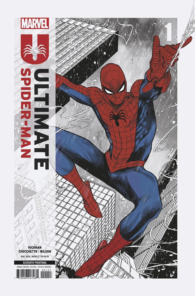 Ultimate Spider-Man #1 (7th Printing Marco Checchetto Variant)