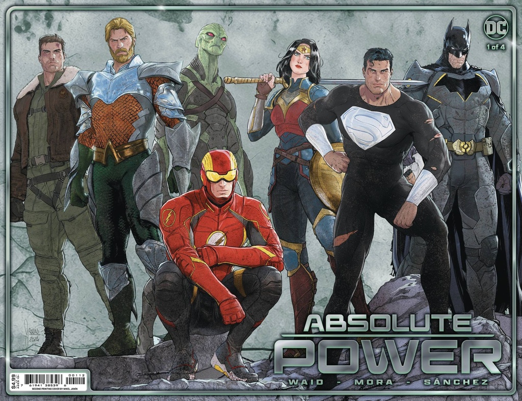 Absolute Power #1 of 4 (2nd Printing Mikel Janin Wraparound Variant)