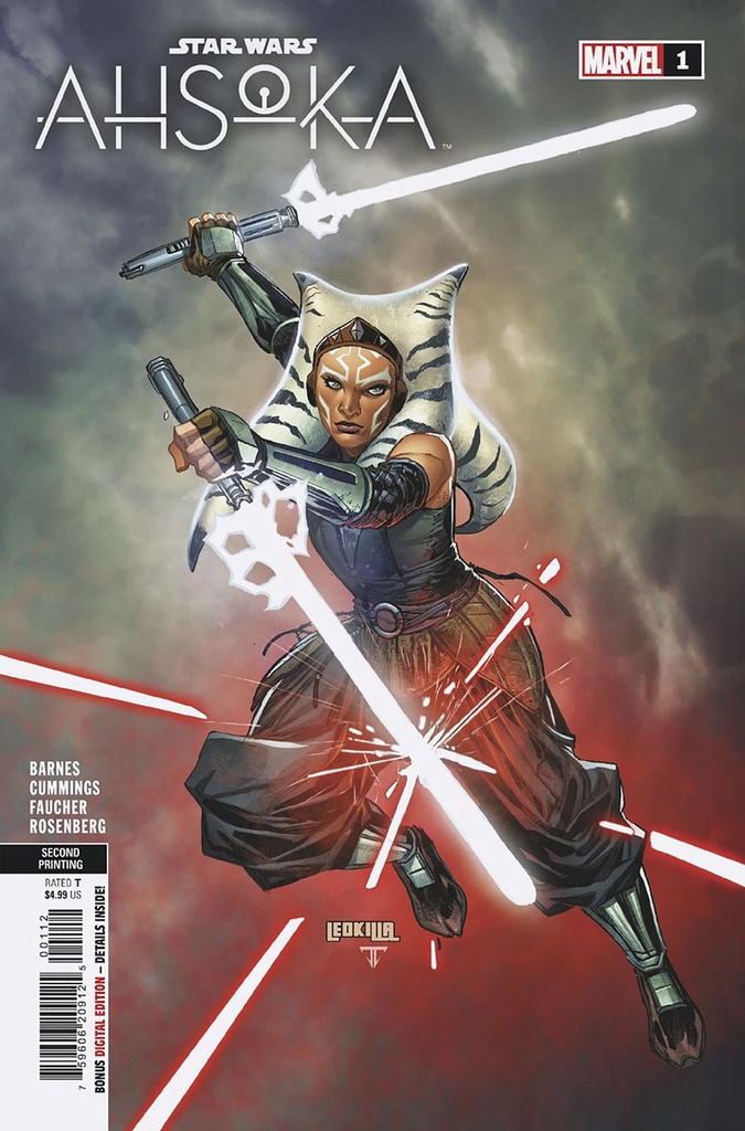 Star Wars: Ahsoka #1 (2nd Printing Ken Lashley Variant)