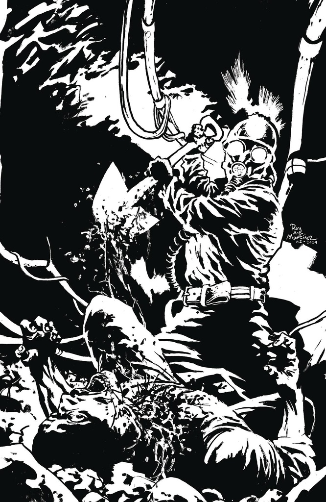 Valentine Bluffs Massacre #3 (Cover E Limited Roy Allan Martinez B&W Virgin Variant)