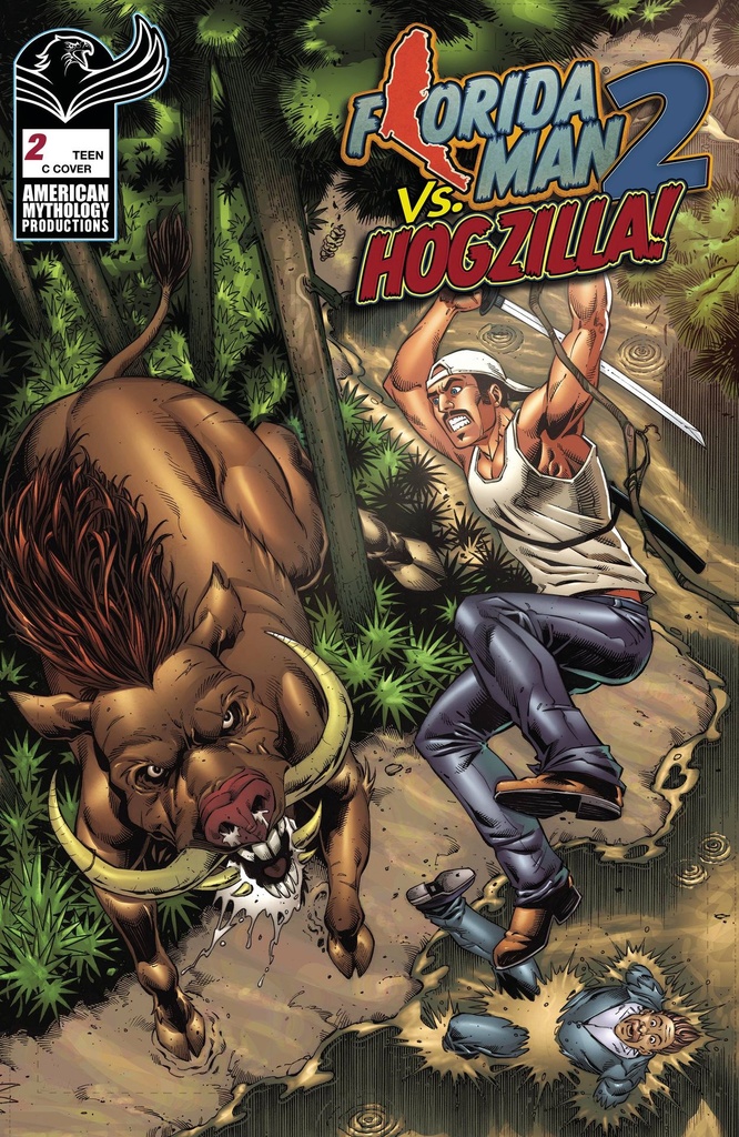 Florida Man vs. Hogzilla #2 (Cover C Rogue Monori)