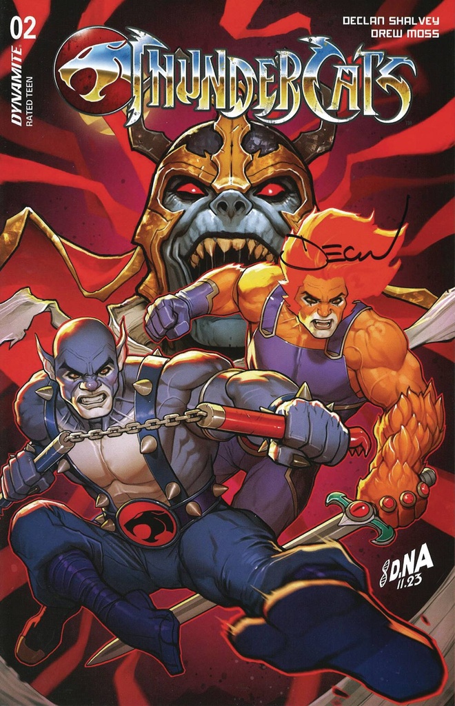 Thundercats #2 (Cover ZG Dynamite Exclusive David Nakayama Variant Signed By Declan Shalvey)