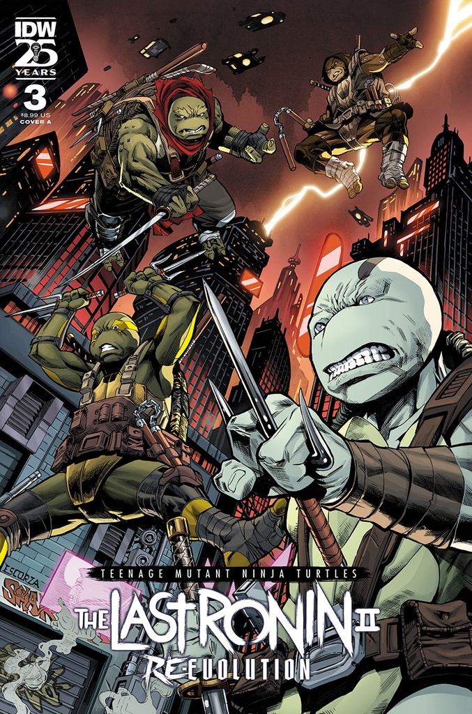 Teenage Mutant Ninja Turtles: The Last Ronin II - Re-Evolution #3 (Cover A Escorzas)