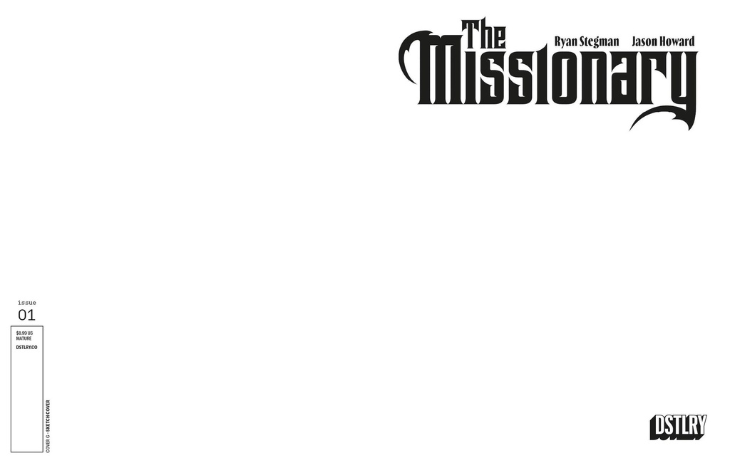 The Missionary #1 (Cover G Blank Wraparound Variant)