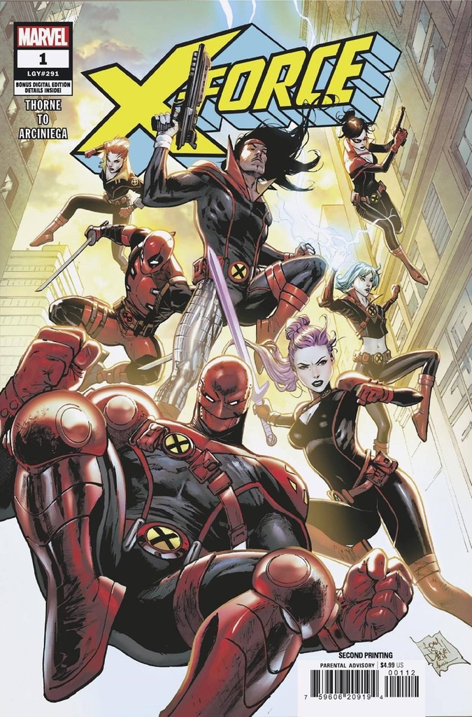 X-Force #1 (2nd Printing Tony Daniel Variant)