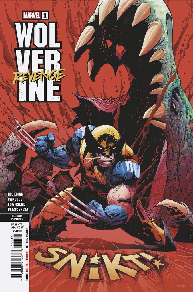 Wolverine: Revenge #1 of 5 (2nd Printing Adam Kubert Variant)