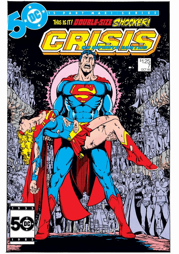 Crisis On Infinite Earths #7 (Facsimile Edition Cover B George Perez Foil Variant)