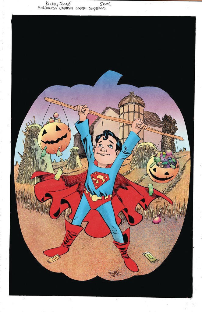 Superman #19 (Cover E Kelley Jones Trick Or Treat Card Stock Variant)