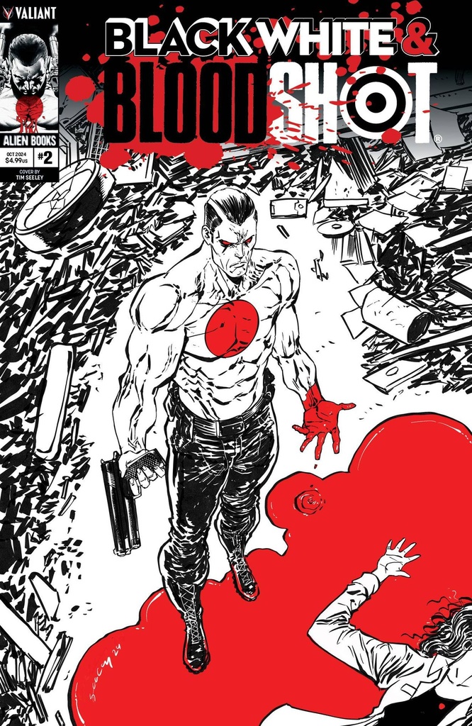 Black, White & Bloodshot #2 (Cover C Tim Seeley)