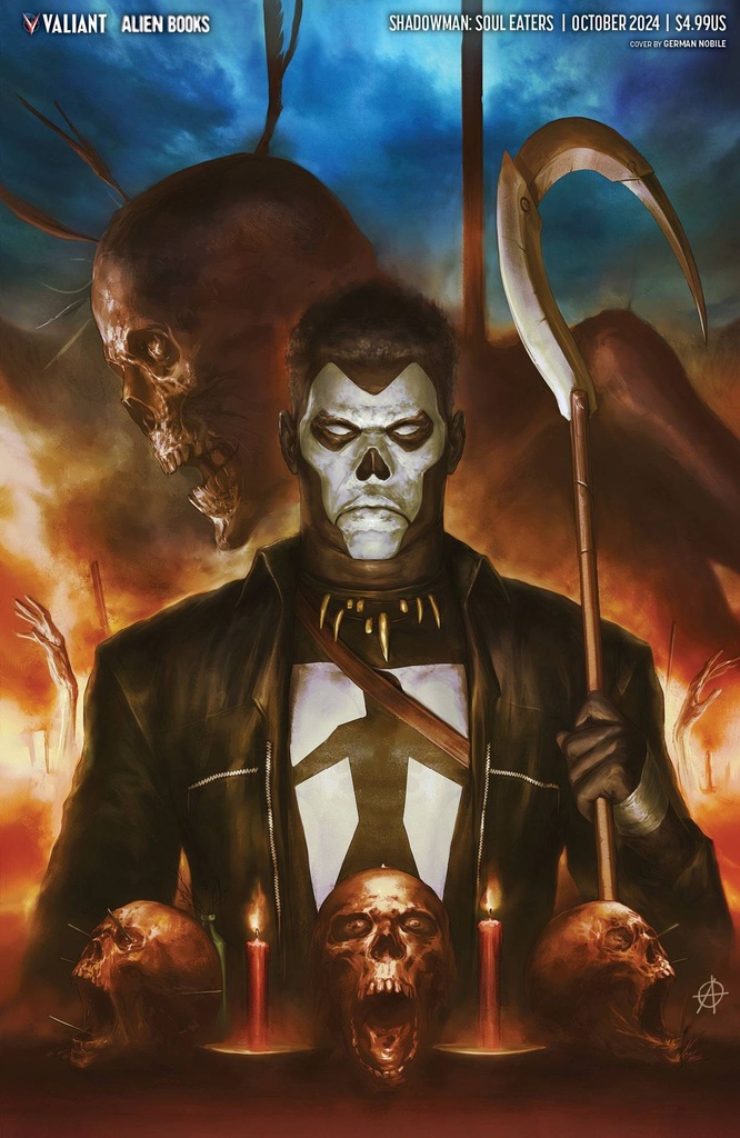 Shadowman: Soul Eaters #1 of 4 (Cover D Agustin Alessio Virgin Variant)