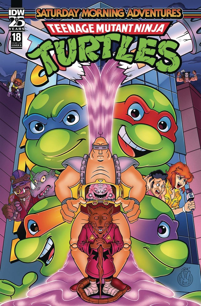 TMNT: Saturday Morning Adventures Continued #18 (Cover B Rik Mack)