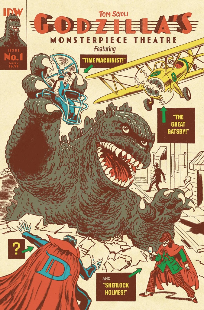 Godzilla's Monsterpiece Theatre #1 (Cover A Tom Scioli)