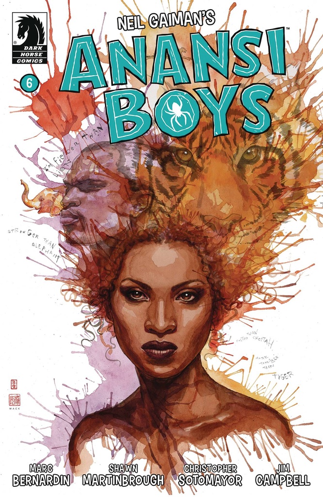 Neil Gaiman's Anansi Boys #6 (Cover A David Mack)