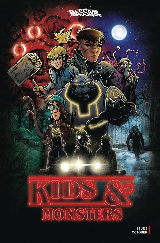 Kids & Monsters #3 of 4 (Cover C Trevor Richardson TV Homage Variant)