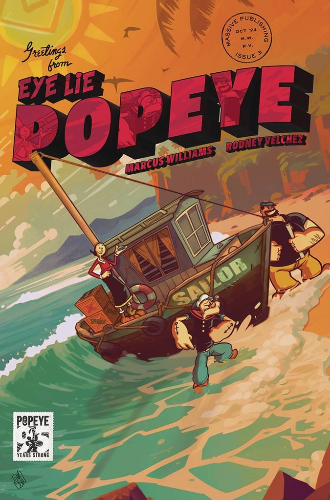 Eye Lie Popeye #3 (Cover B Francesco Tomaselli)