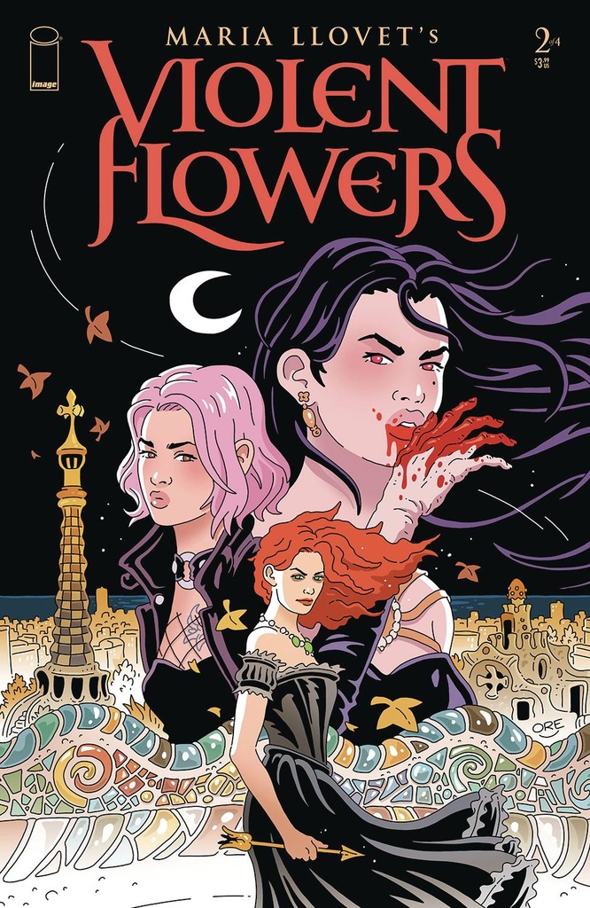 Maria Llovet's Violent Flowers #2 of 4 (Cover D Jesus Orellana)