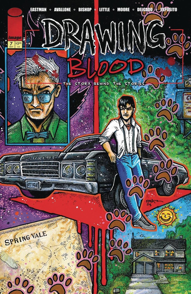 Drawing Blood #7 of 12 (Cover A Kevin Eastman)