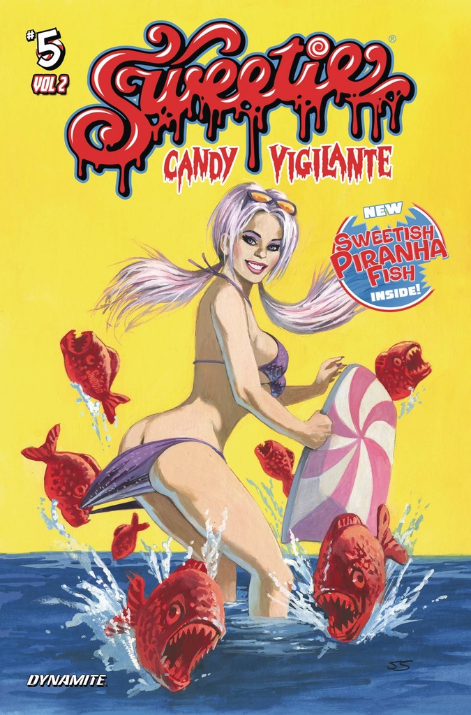 Sweetie Candy Vigilante Vol. 2 #5 (Cover C Stephen Sistilli Yellow Variant)