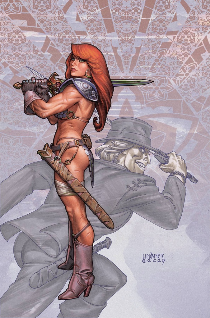 Red Sonja: Death and the Devil #2 (Cover F Joseph Michael Linsner Limited Virgin Variant)