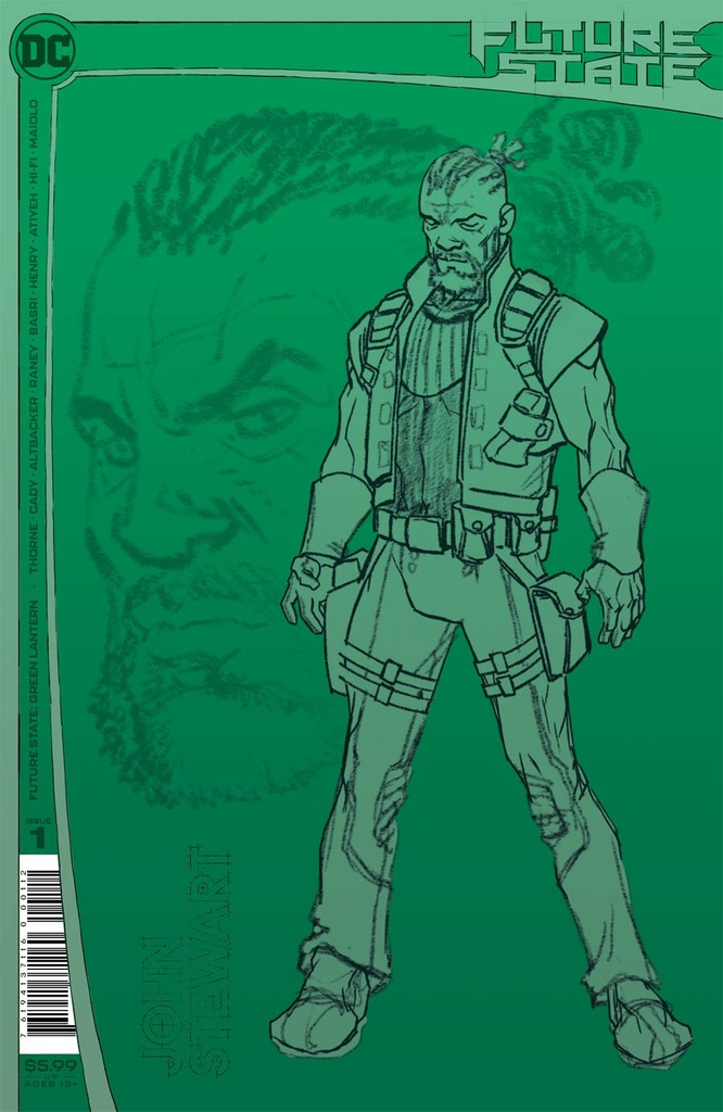 Future State: Green Lantern #1 (2nd Printing Tom Raney Design Variant)