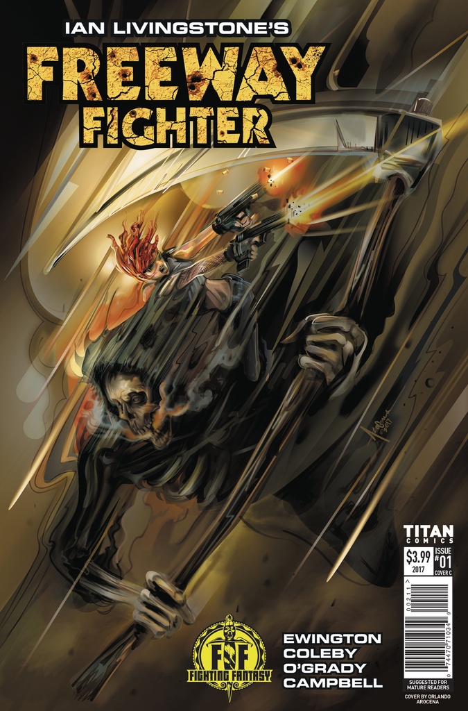 Ian Livingstone's Freeway Fighter #1 of 4 (Cover C Orlando Arocena)