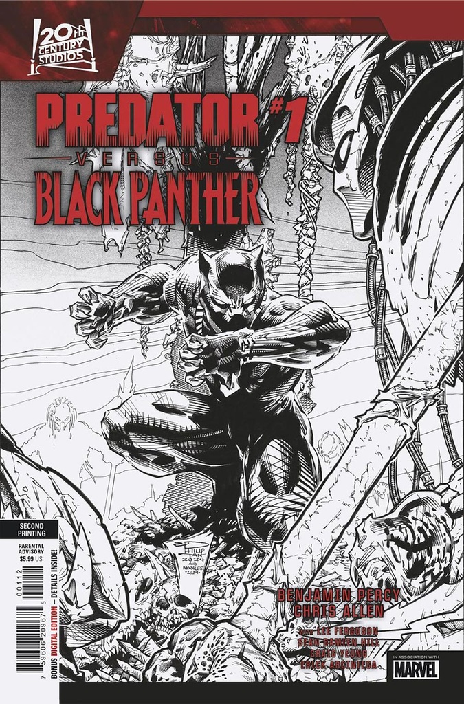 Predator vs. Black Panther #1 of 4 (2nd Printing Philip Tan Variant)