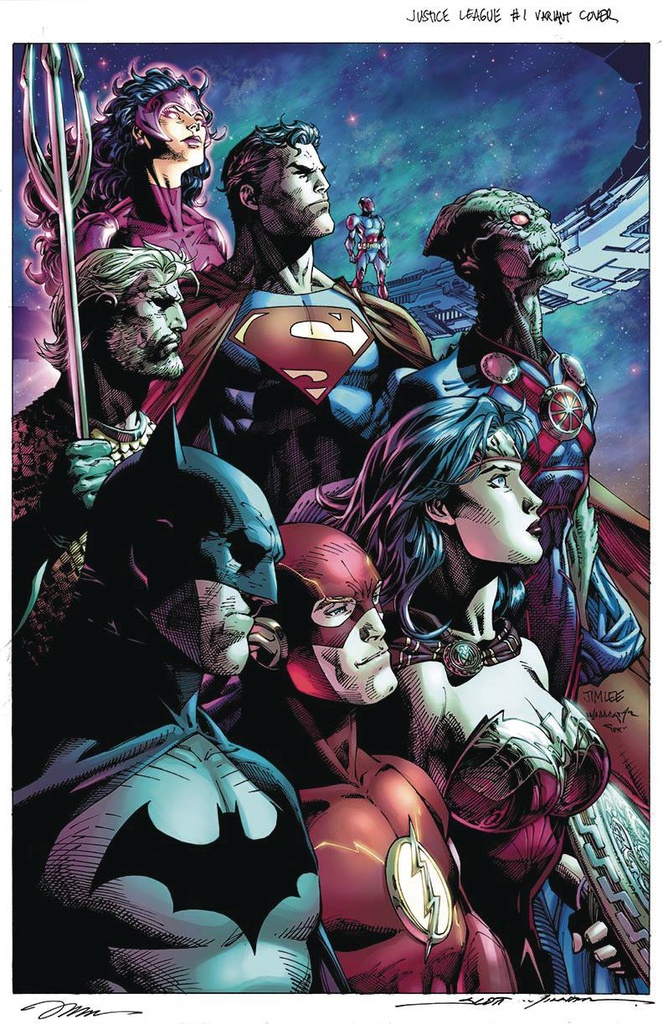 Justice League Unlimited #1 (Cover B Jim Lee Card Stock Variant)