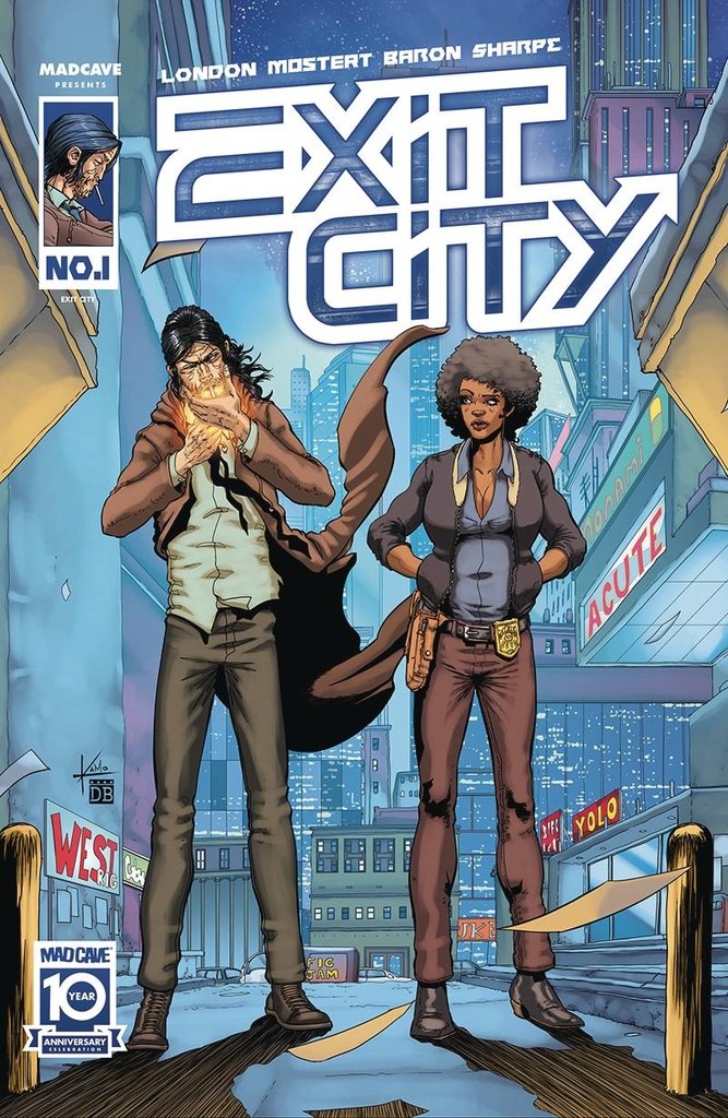 Exit City #1 of 4 (Cover A Karl Mostert)