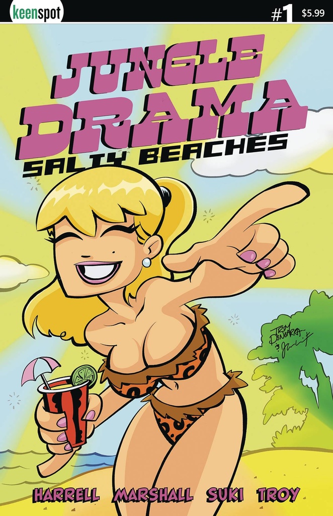 Jungle Drama: Salty Beaches #1 (Cover D Troy Dongarra)