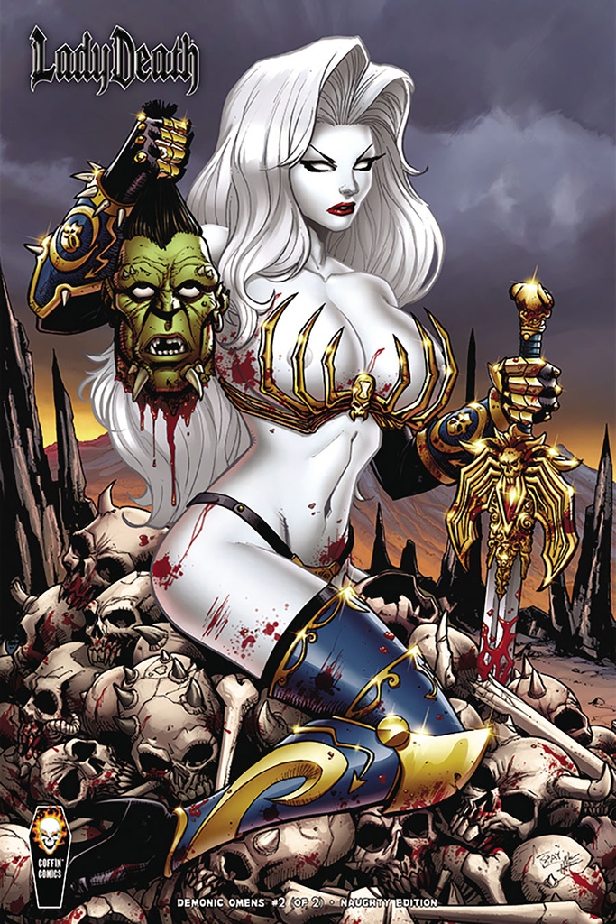 Lady Death: Demonic Omens #2 of 2 (Cover D Anthony Spay Naughty Variant)