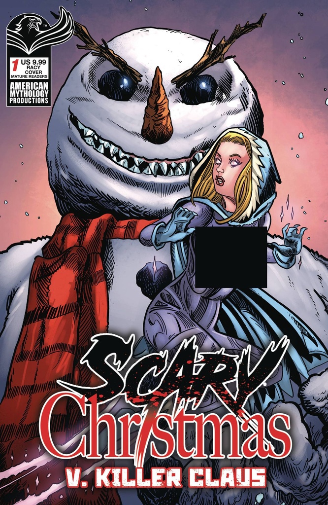 Scary Christmas v. Killer Claus #1 (Cover C Buz Hasson Racy Variant)