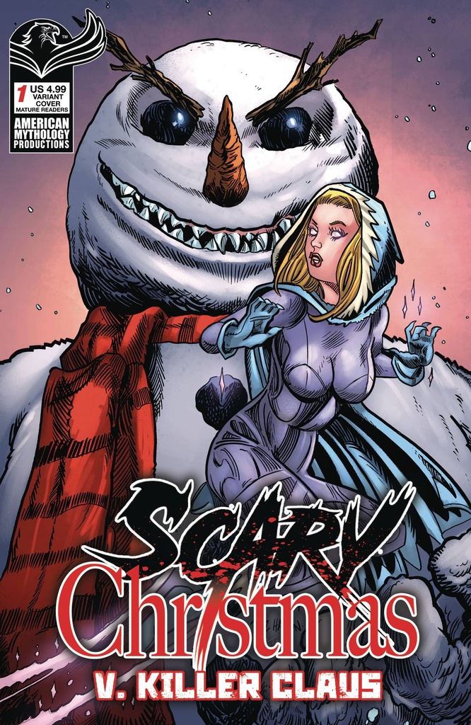 Scary Christmas v. Killer Claus #1 (Cover B Buz Hasson)