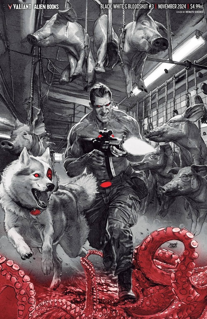 Black, White & Bloodshot #3 (Cover E Renato Guedes)