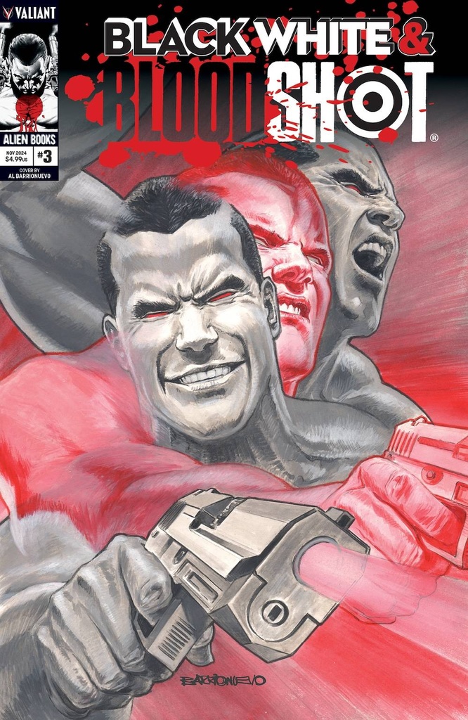 Black, White & Bloodshot #3 (Cover C Al Barrionuevo)