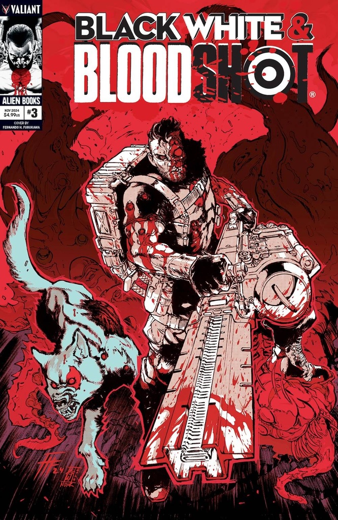 Black, White & Bloodshot #3 (Cover B Fernando Heinz Furukawa)