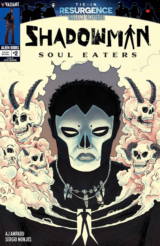 Shadowman: Soul Eaters #2 of 4 (Cover B Jules Mamone)