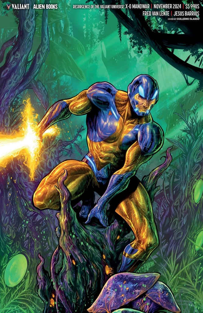 Resurgence: X-O Manowar #1 (Cover D Guillermo Fajardo Virgin Variant)