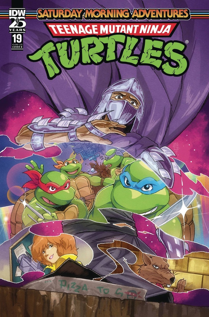 TMNT: Saturday Morning Adventures Continued #19 (Cover B Miles Arq)