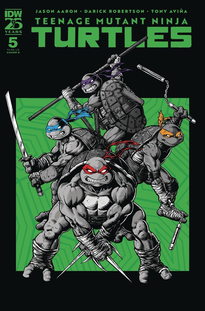 Teenage Mutant Ninja Turtles #5 (Cover E Darick Robertson)