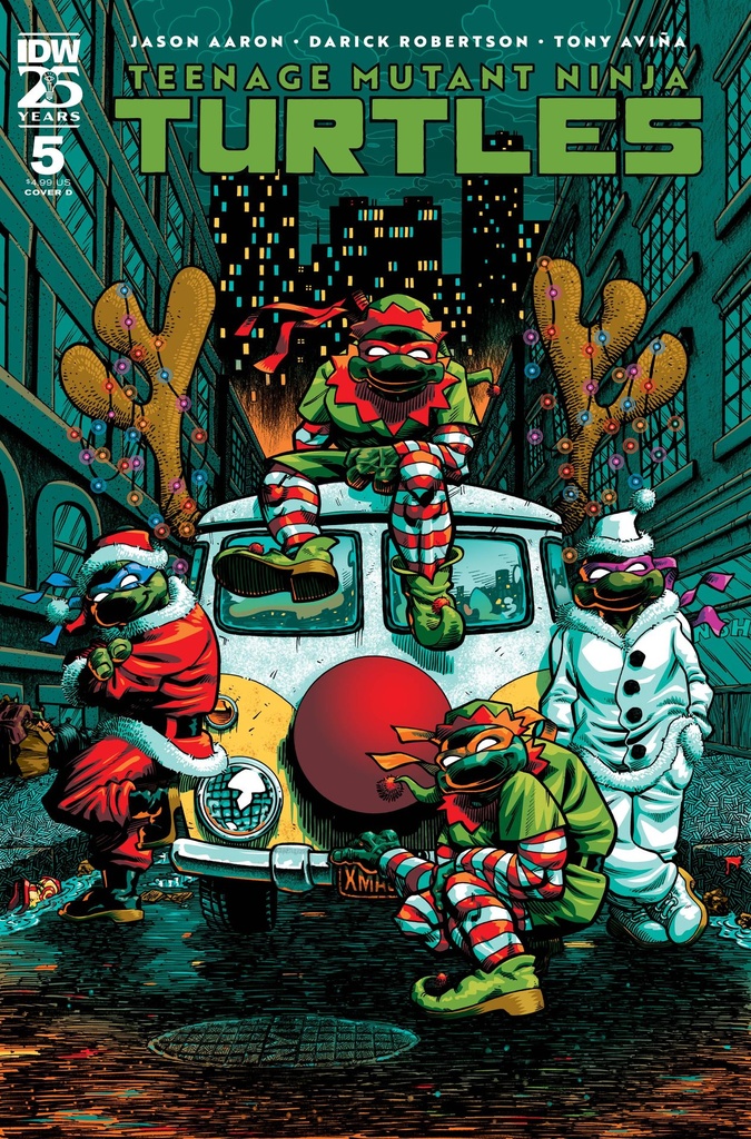 Teenage Mutant Ninja Turtles #5 (Cover D J Gonzo)