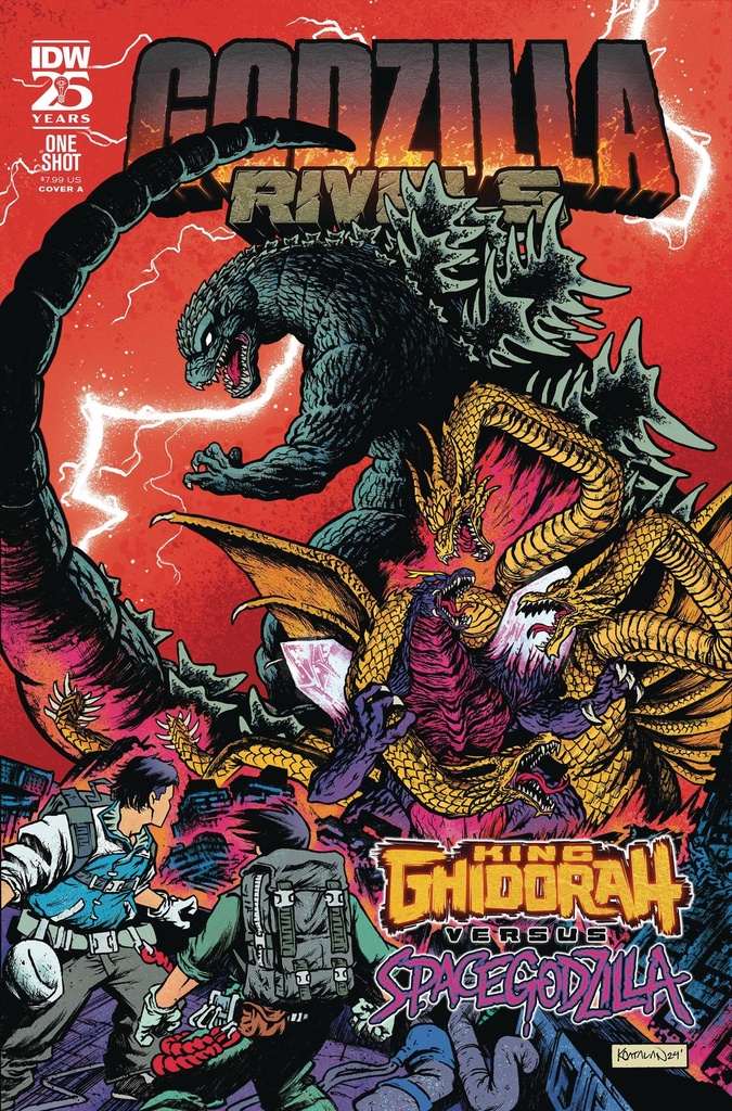 Godzilla Rivals: King Ghidorah vs. SpaceGodzilla #1 (Cover A Kevin Anthony Catalan)