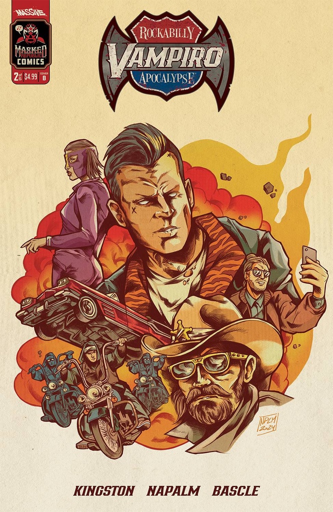 Vampiro: Rockabilly Apocalypse #2 (Cover B El Terrorifico Dr Napalm)