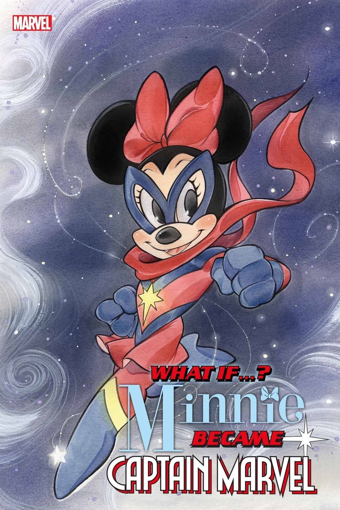 Marvel & Disney: What If...? Minnie Became Captain Marvel #1 (Peach Momoko Variant)