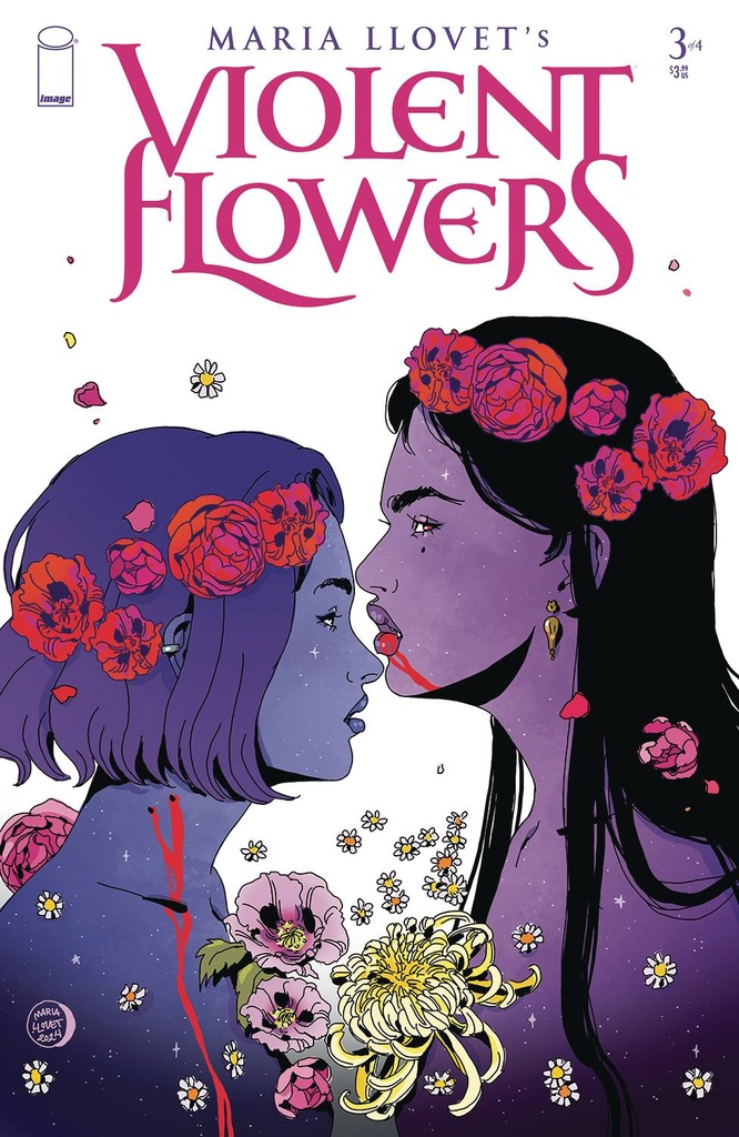 Maria Llovet's Violent Flowers #3 of 4 (Cover B Maria Llovett)