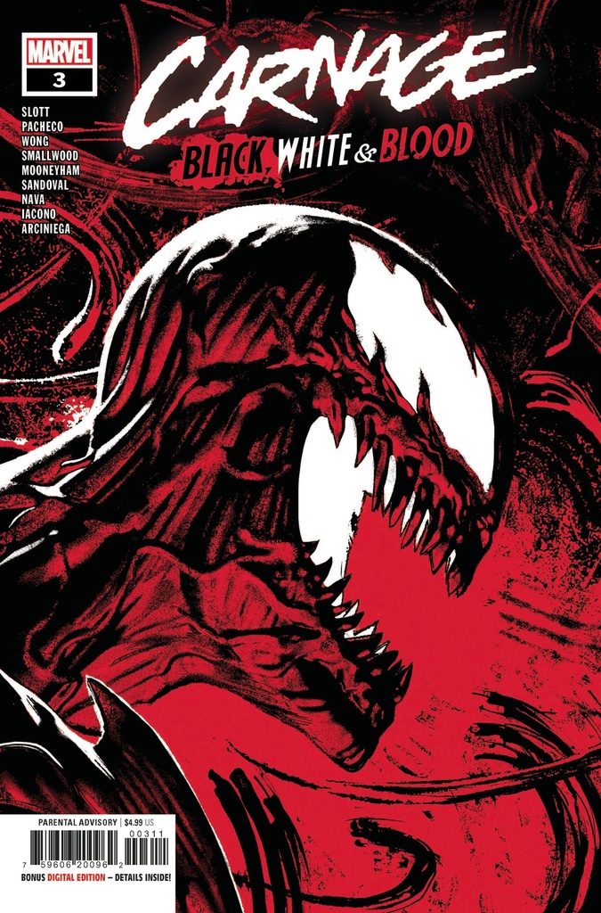 Carnage: Black White & Blood #3 of 4