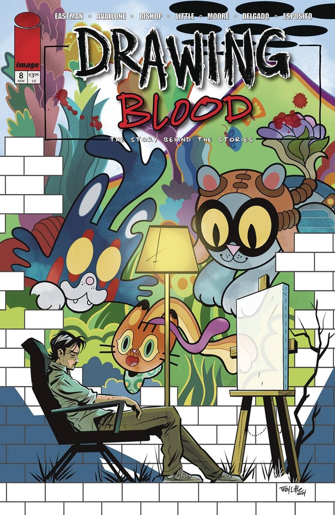 Drawing Blood #8 of 12 (Cover C Troy Little)