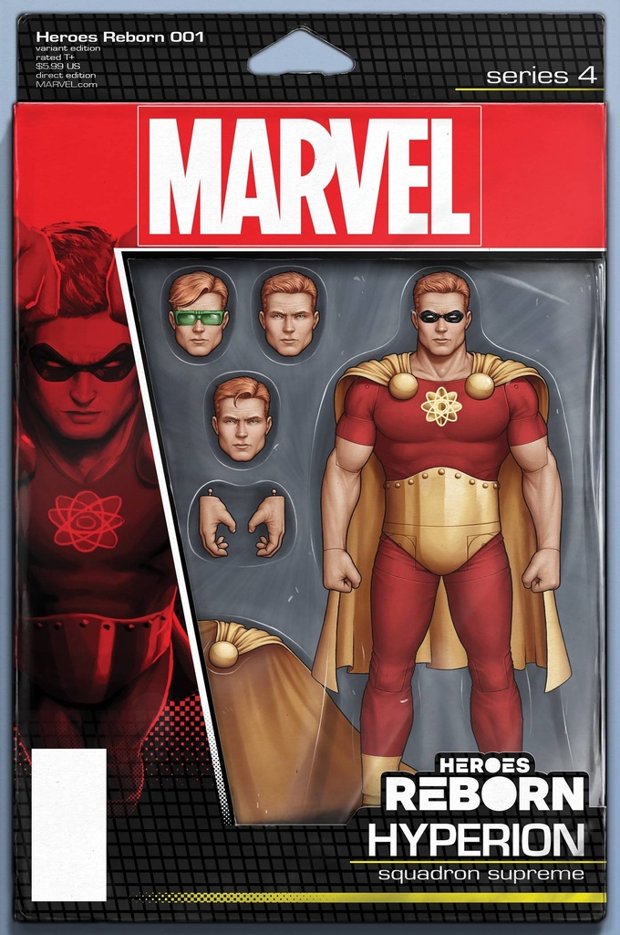 Heroes Reborn #1 of 7 (John Tyler Christopher Action Figure Variant)